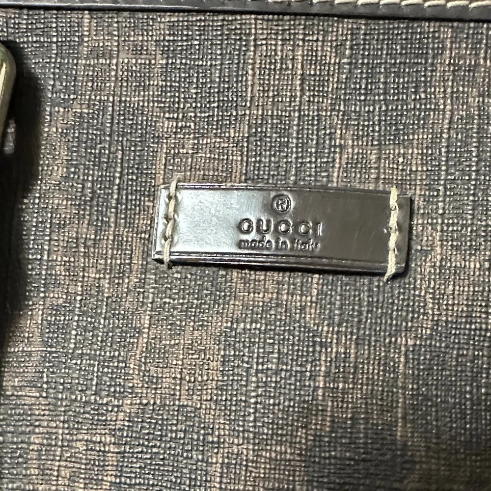 Gucci Dark Brown Vintage Monogram Boston Bag - Picture 3 of 5